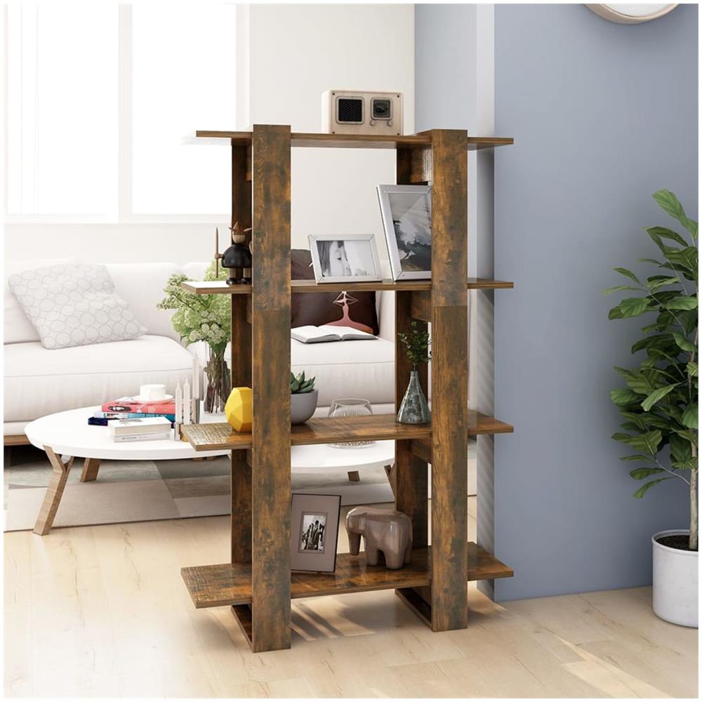 Libreria / divisorio Rovere Fumo 80x30x123,5 Cm - Foto 1