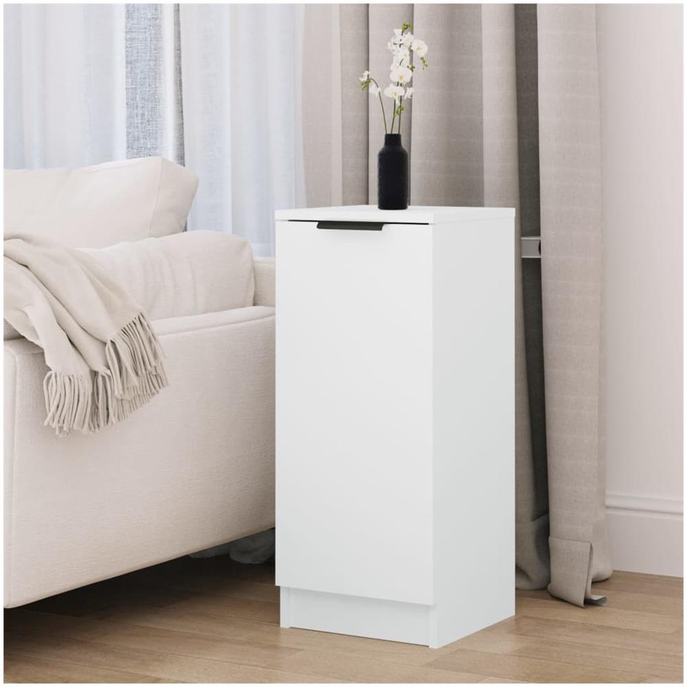 Credenza Bianca 30x30x70 Cm In Legno Multistrato - Foto 1