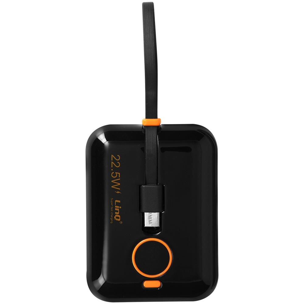 Powerbank 15000 Mah Porta Usb 22,5w + Cavi Usb-c E Lightning Schermo Led - Foto 1