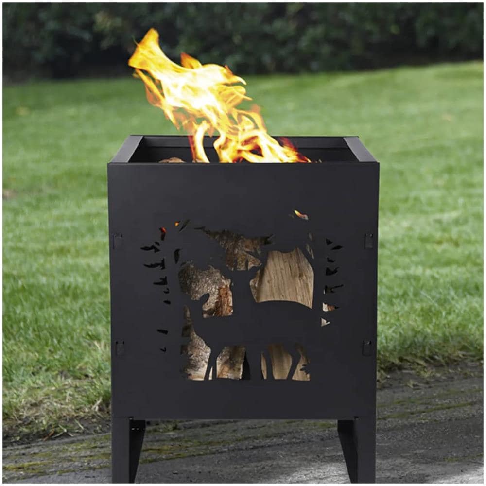 Braciere In Ghisa Con Gambe Esschert Design - Fuoco Da Giardino Stile Vintage Per Esterni, Notti Sotto Le Stelle Con Amici