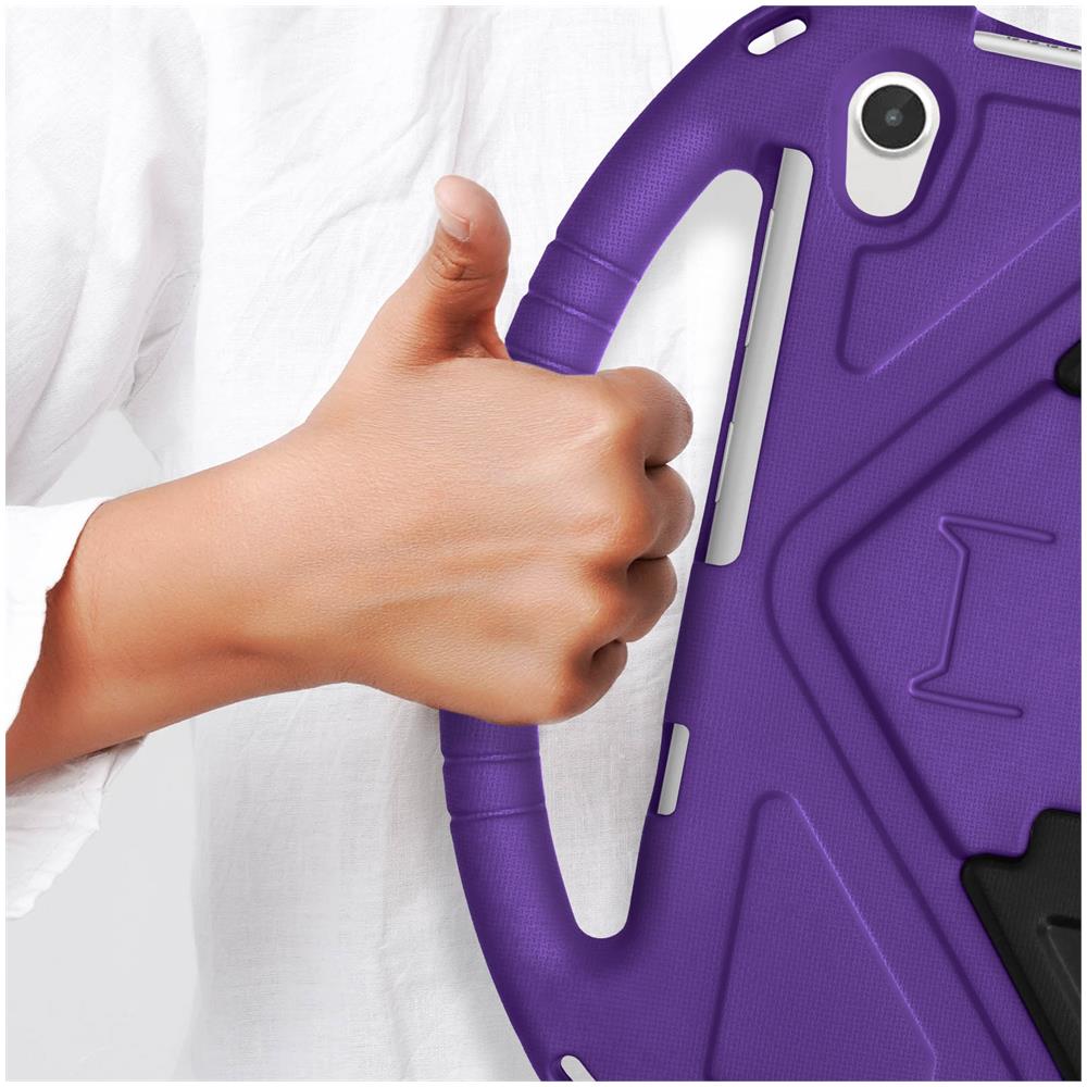 Cover Per Lenovo Tab M8 Gen 4, Viola Per Bambini Con Manico Da Trasporto - Foto 2