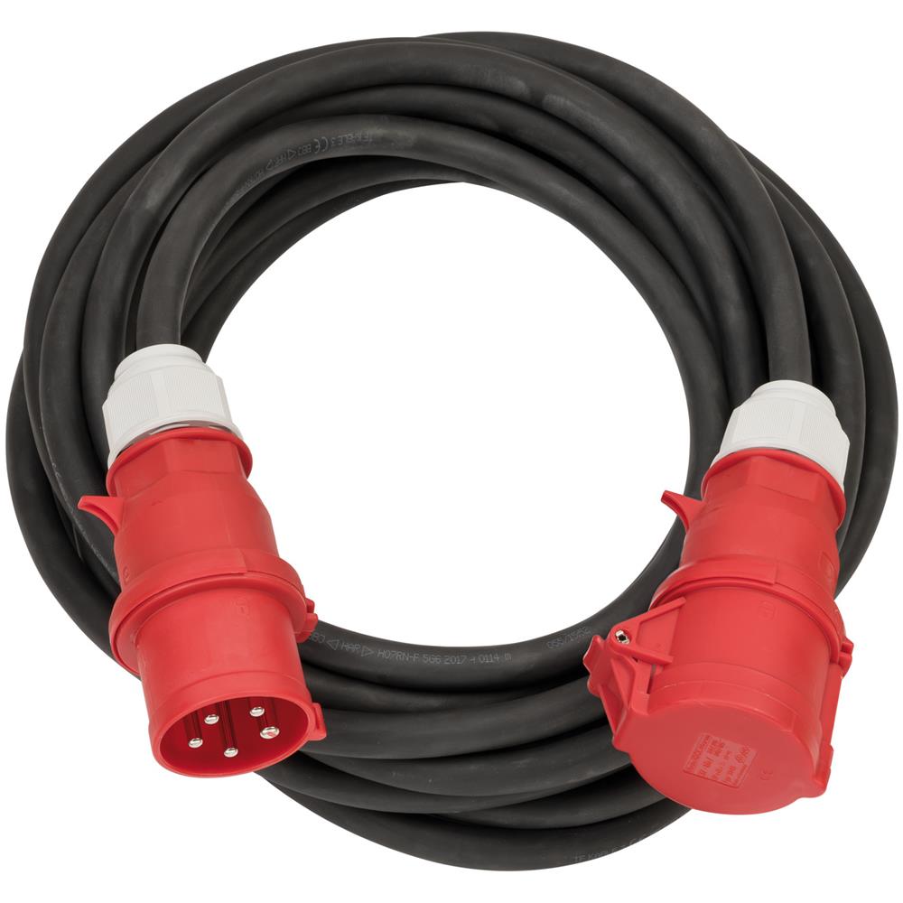 1167320100 prolunghe e multiple 10 m Esterno Nero, Rosso - Foto 1