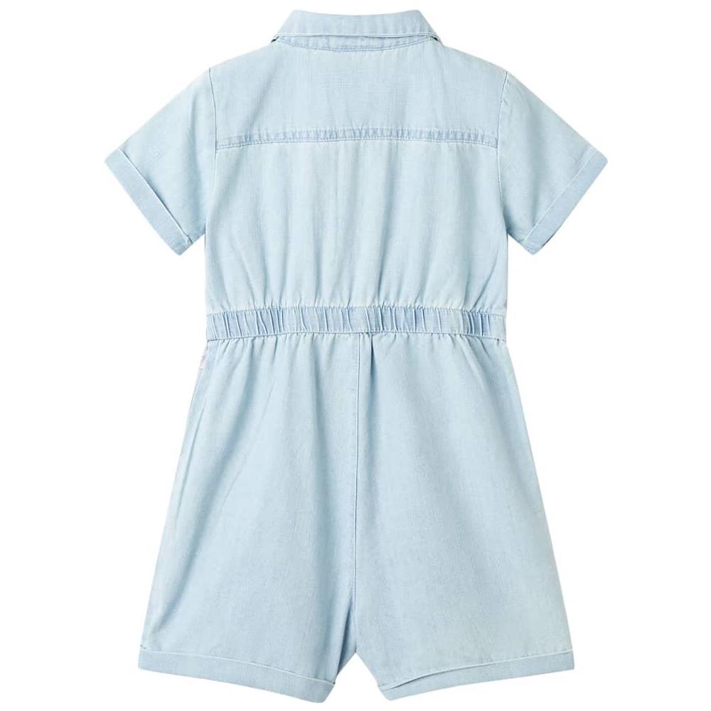 Tutina da Bambina a Maniche Corte Blu Tenue 140 - Foto 2