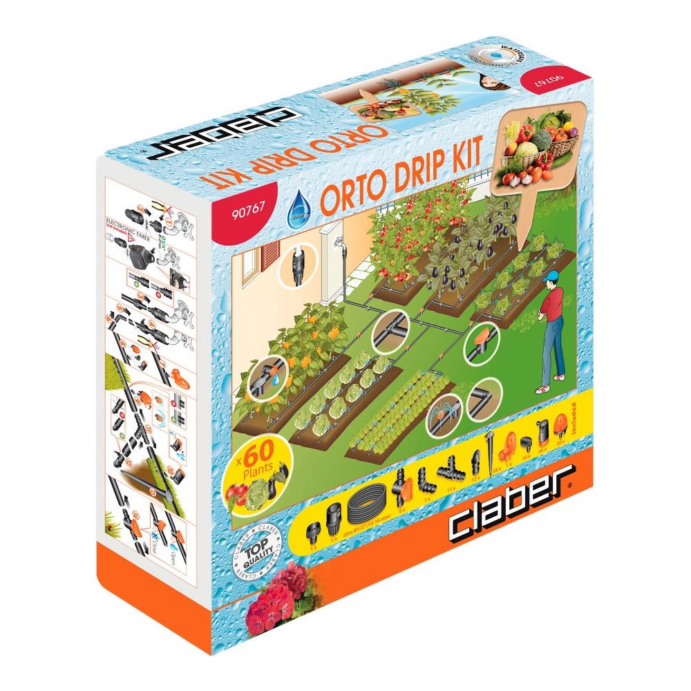 Kit Completo Di Micro-Irrigazione Per Orto, Innaffia Fino A 60 Piante In Piena Terra - Foto 1