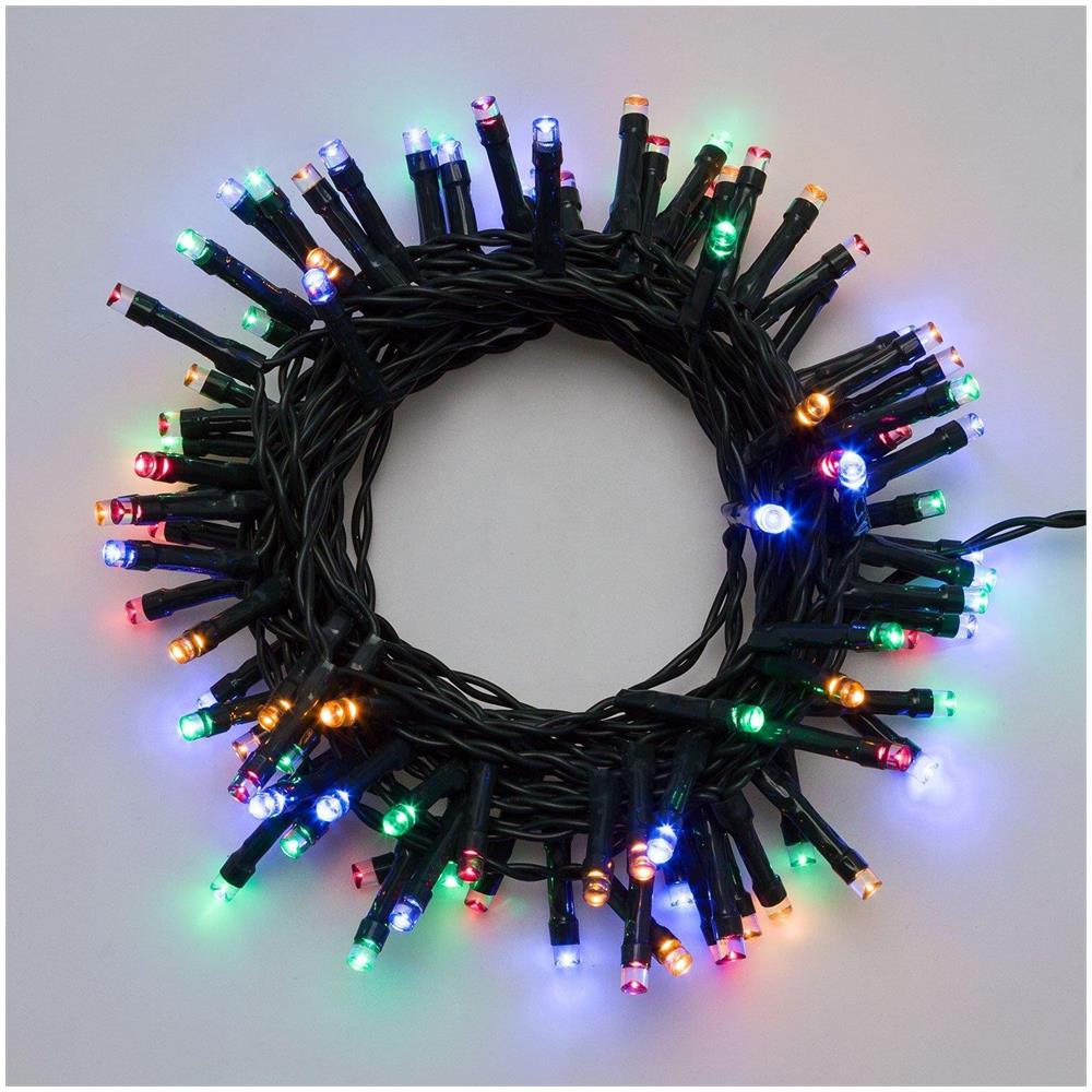 Catena A Batteria 7.15 M 180 Led Multicolor Con Giochi Di Luce Timer 6/18 Luci Colorate Luci A Batteria - Foto 2