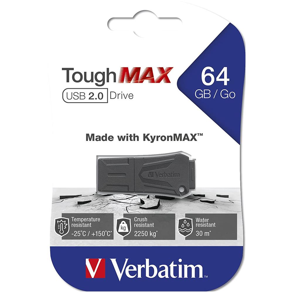 Chiavetta USB 64 GB ToughMAX Interfaccia USB 2.0 Colore Nero - Foto 4