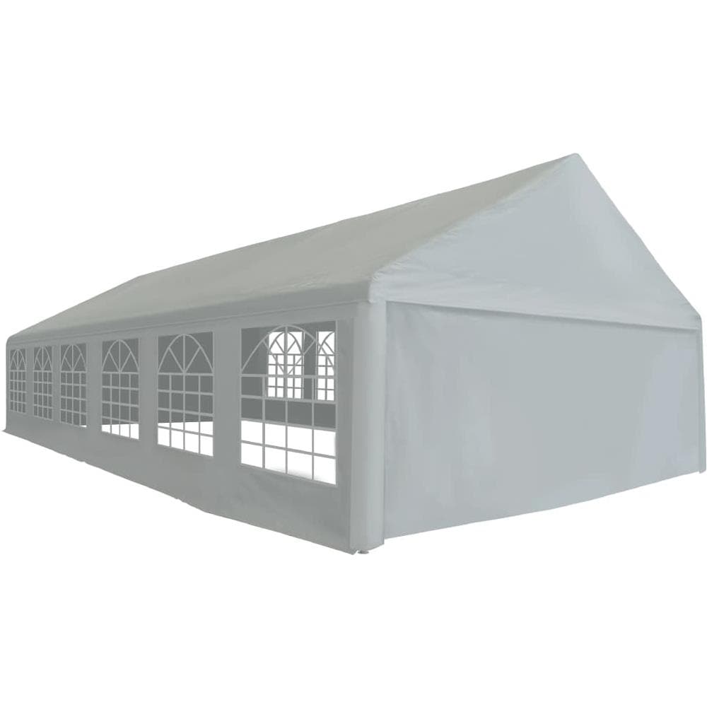 Tendone Per Feste In Pe 6x12 M Grigio - Foto 1