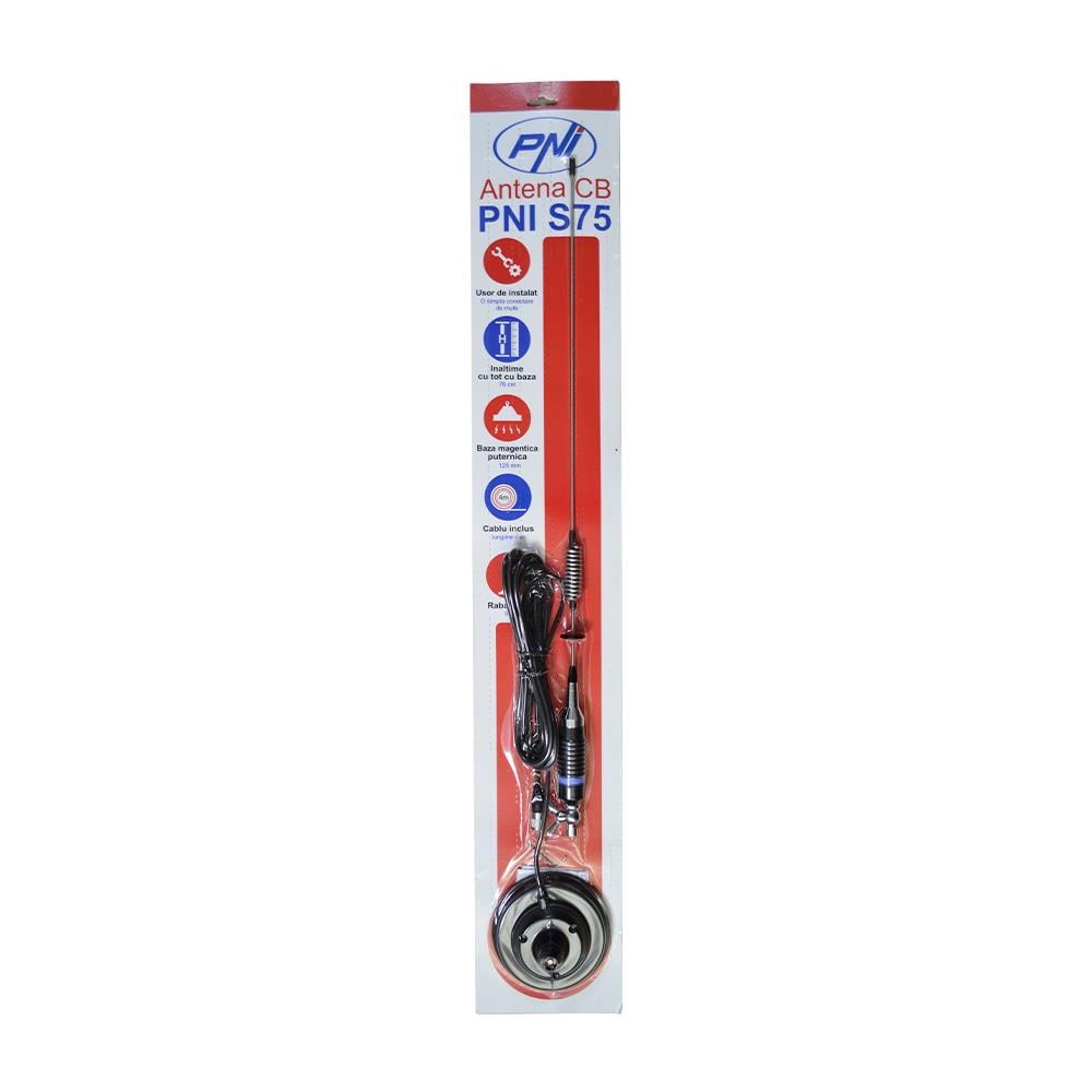 Cb Antenna Pni S75 54cm 250w 26-28 Mhz Con Magnete Incluso - Foto 2