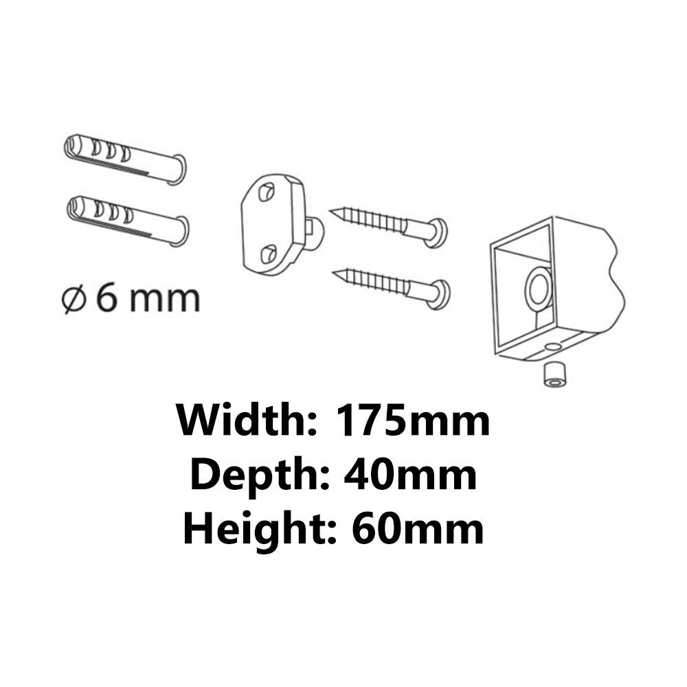 Asciugamano Da Parete Appendiabiti Da Parete A 4 Ganci Appendiabiti Da Bagno In Zamak Nero Verniciato A Polvere - Foto 2