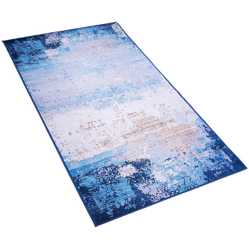 Tappeto A Pelo Corto Azzurro 80 X 150 Cm Inegol - Foto 1
