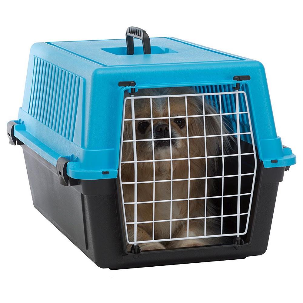 Trasportino Rigido Per Cani Piccola Taglia E Gatti Atlas 20 El, Porta In Acciaio Plasticato, Griglie Per L'aerazione - Foto 5