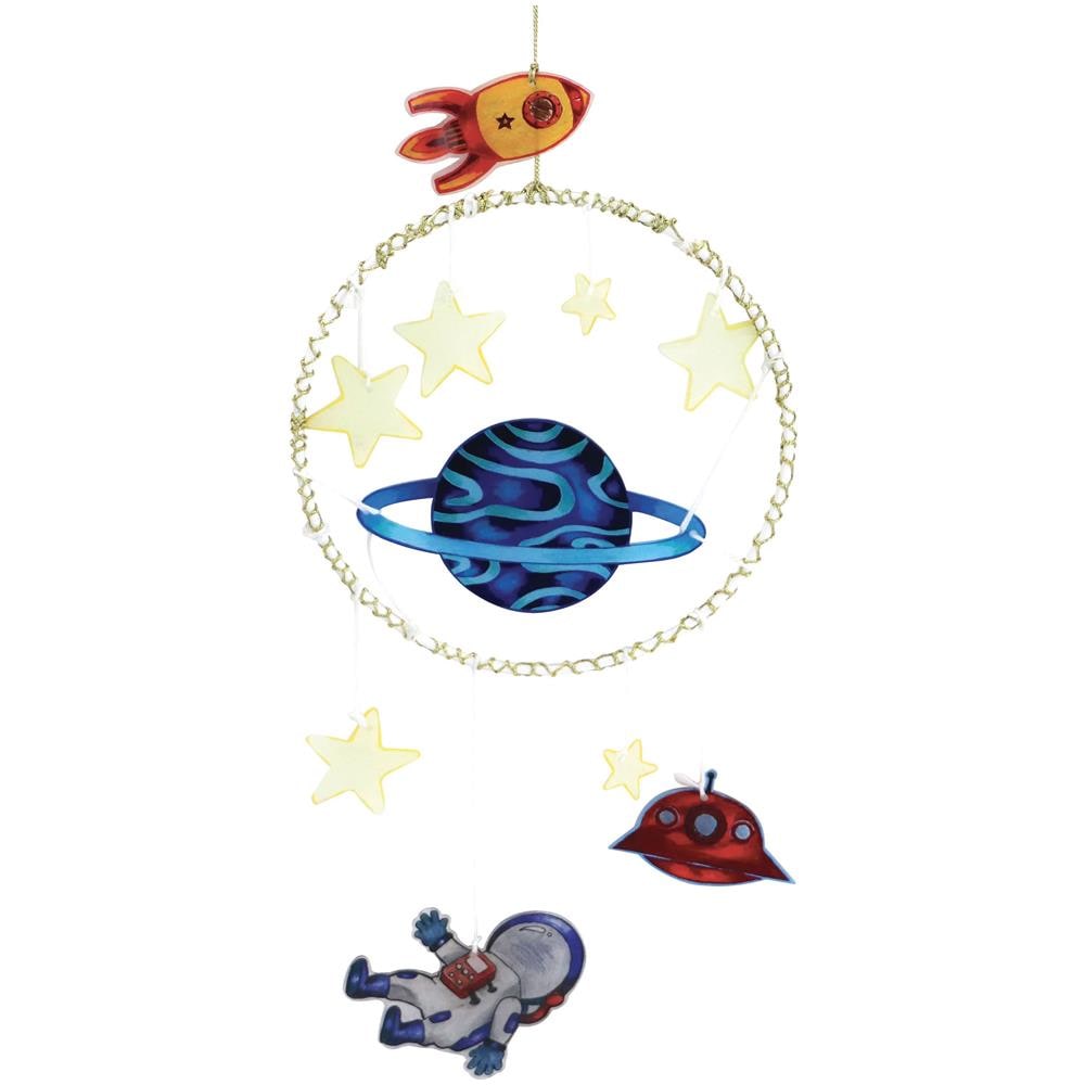 Graines Creatives - Kit Plastica Termoretraibile Sospensione Spazio - Foto 2