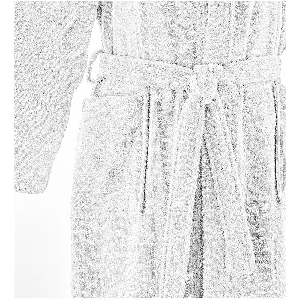 Forex Frottee Accappatoio 100% Cotone per Uomo Grigio A Quadrettini, XXXXL Forex Frottee Accappatoio 100% Cotone per Uomo Grigio A Quadrettini, XXXXL