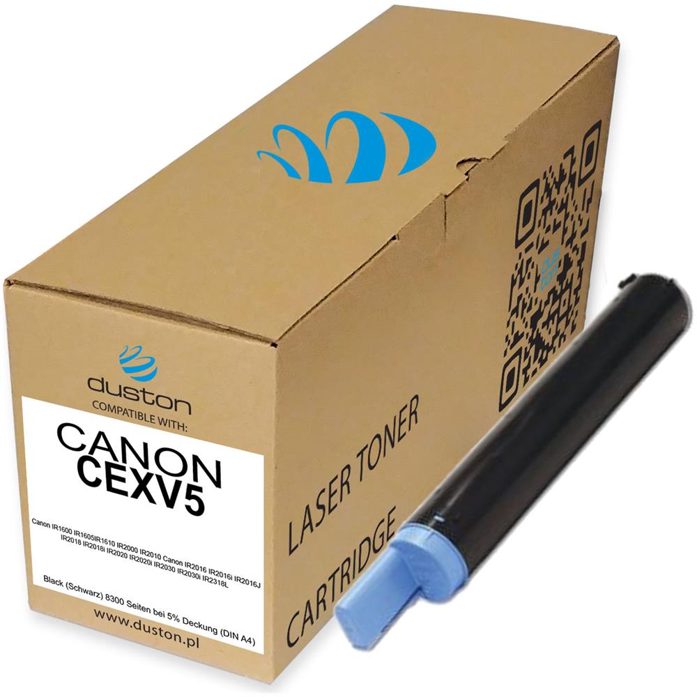 TONER - 5x Cexv5, 0473c002aa Negro Compatible Con Canon Ir1600 Ir1605 Ir1610 Ir2000 Ir2010 - Foto 2