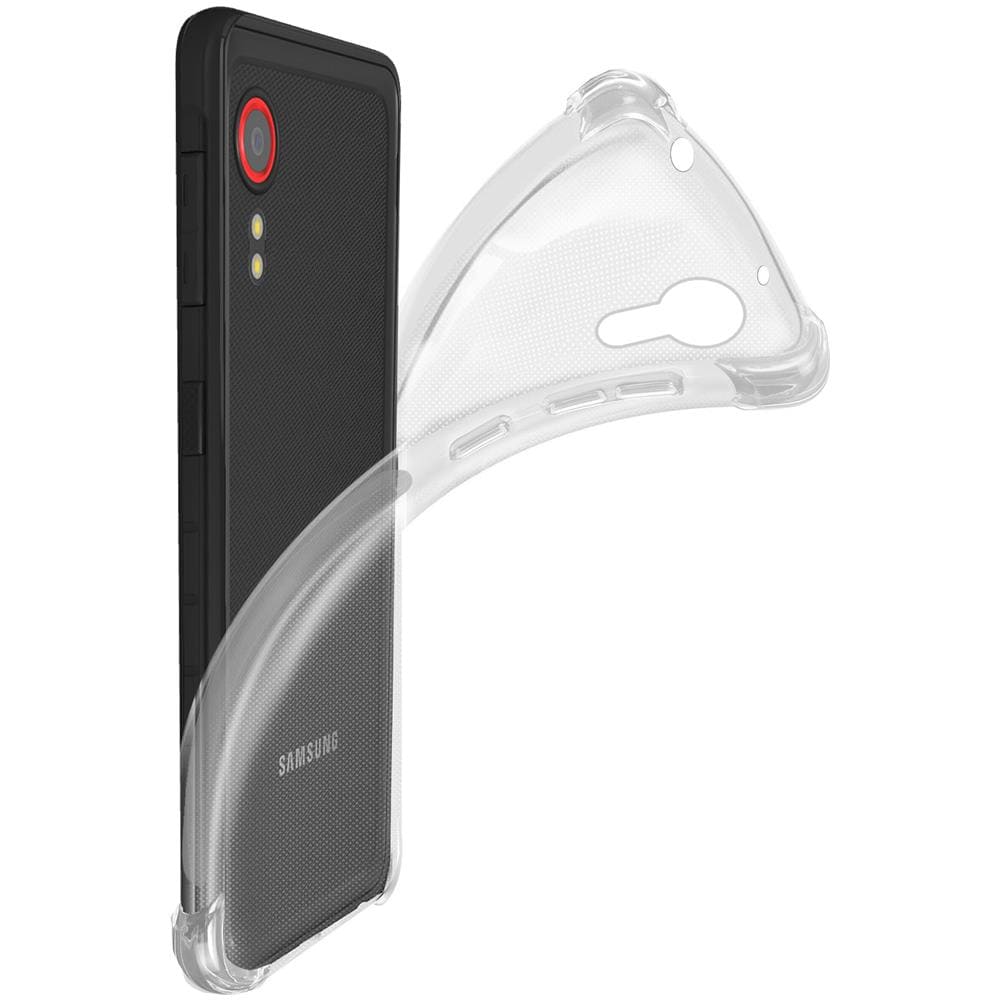 Cover Galaxy Xcover 5 Morbida Angoli Rinforzati Trasparente - Foto 2