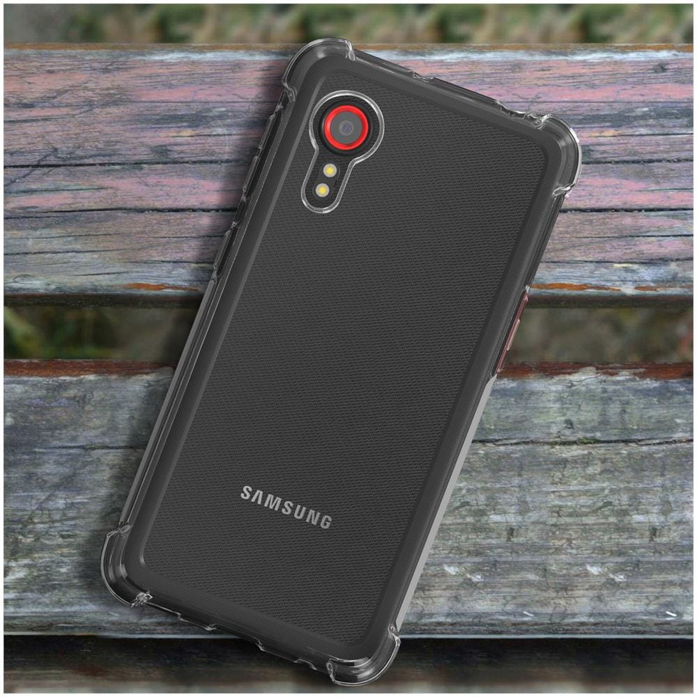 Cover Galaxy Xcover 5 Morbida Angoli Rinforzati Trasparente - Foto 5