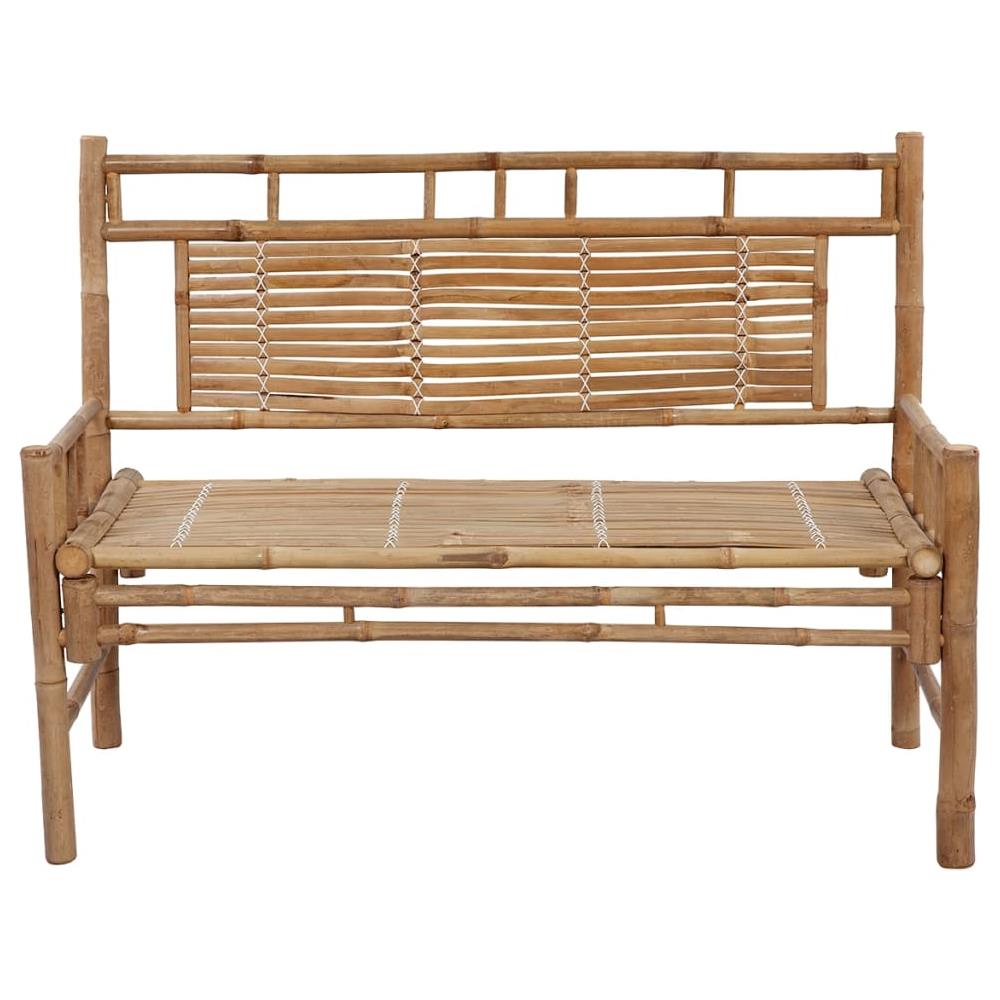 Panca Da Giardino Con Cuscino 120 Cm In Bamb? - Foto 2
