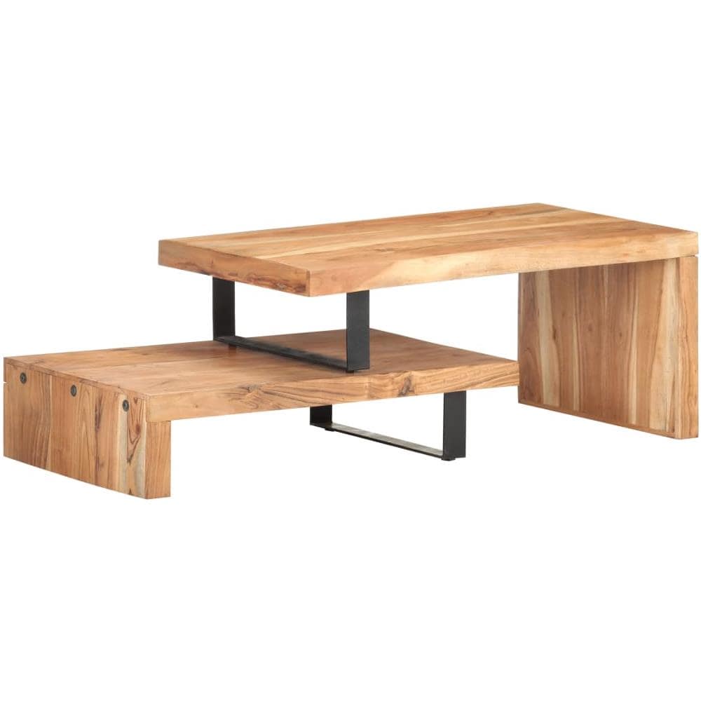 Set Tavolini Da Caff 2 Pz In Legno Massello Di Acacia - Foto 1