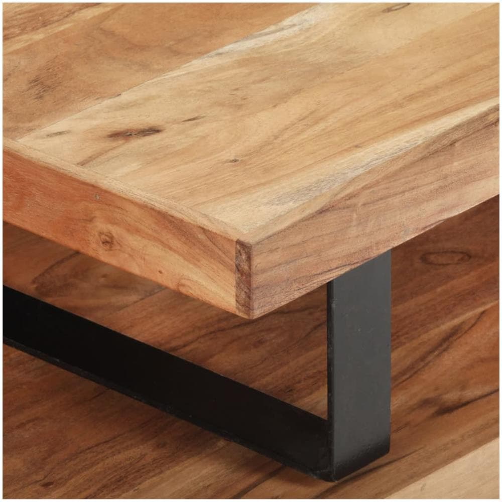 Set Tavolini Da Caff 2 Pz In Legno Massello Di Acacia - Foto 2
