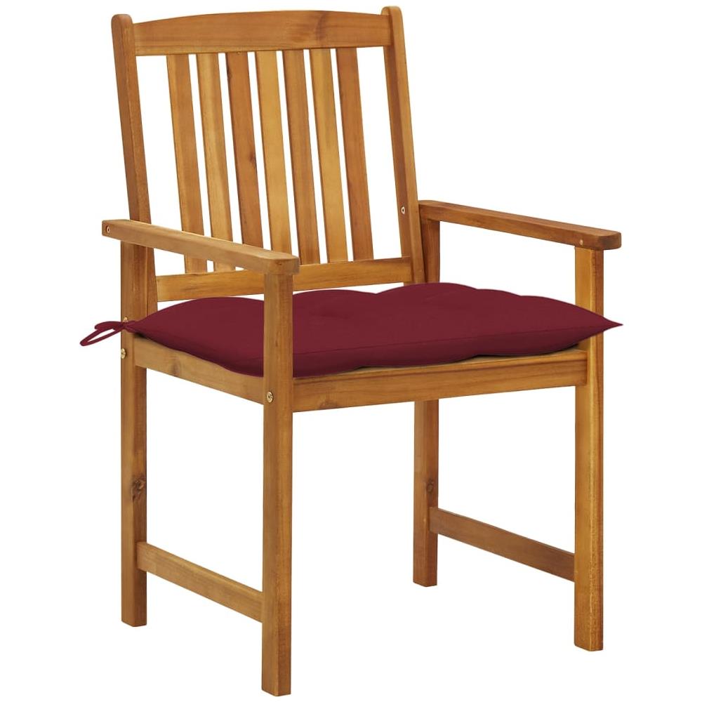 Sedie da Giardino con Cuscini 8 pz in Legno Massello di Acacia - Foto 2