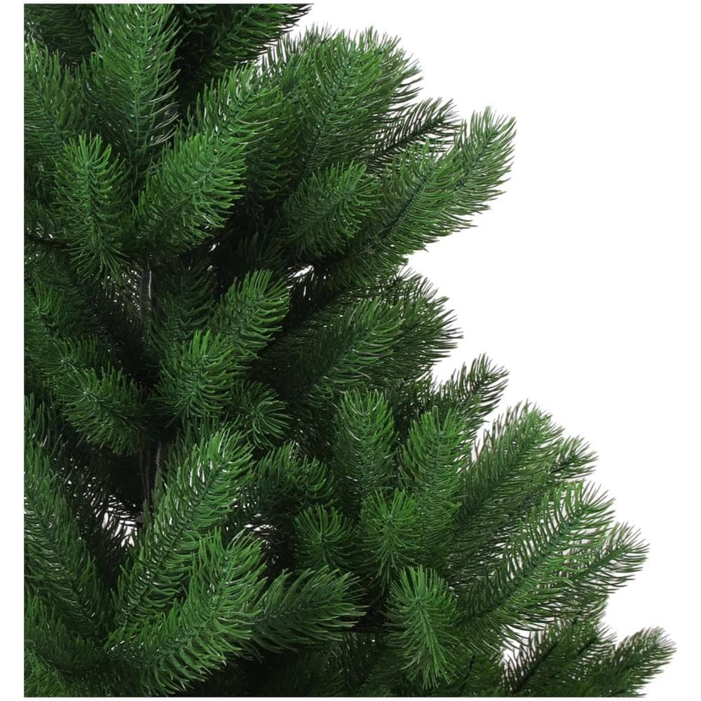 Albero Natale Artificiale Nordmann con LED Palline Verde 210 cm - Foto 3