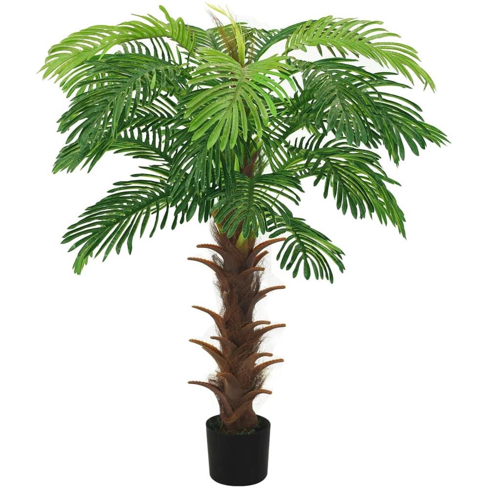 Palma Cycas Artificiale Con Vaso 140 Cm Verde - Foto 2