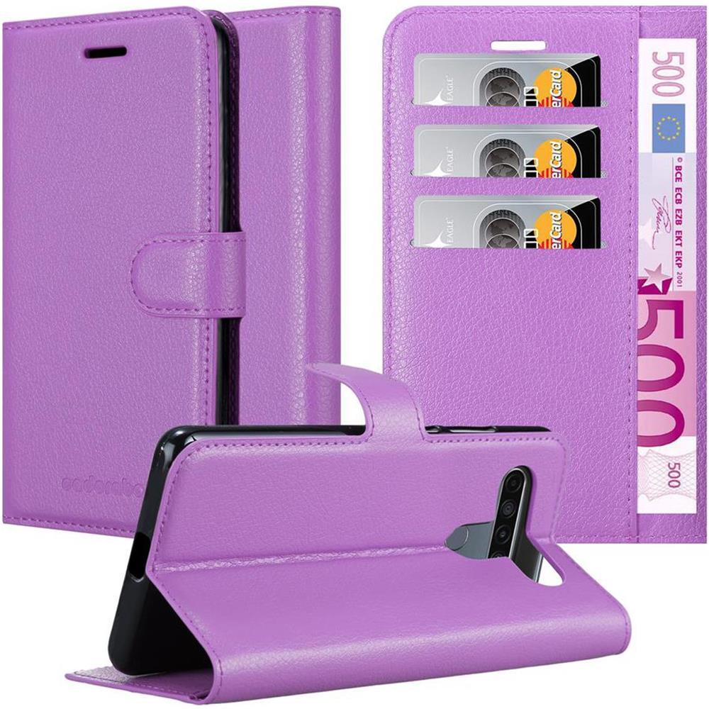 Custodia Compatibile Con Lg K61 In Violetta Ametista - Coperchio Protettiva Con Chiusura Magnetica, Funzione Stand E Tasca Per Le Carte - Foto 1