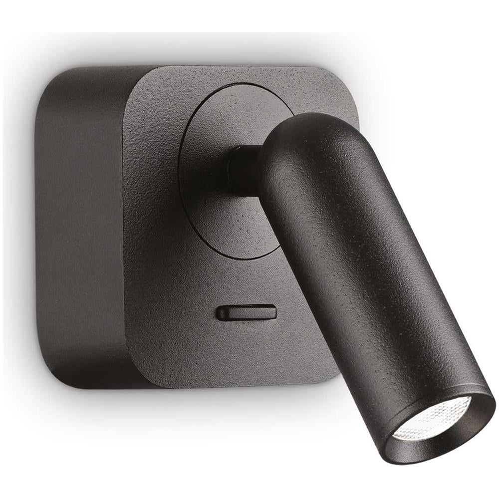 Bean Square Ap Nero Lampada Applique - Ideal Lux 260655 - Foto 2