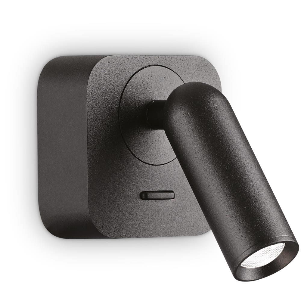 Bean Square Ap Nero Lampada Applique - Ideal Lux 260655 - Foto 1