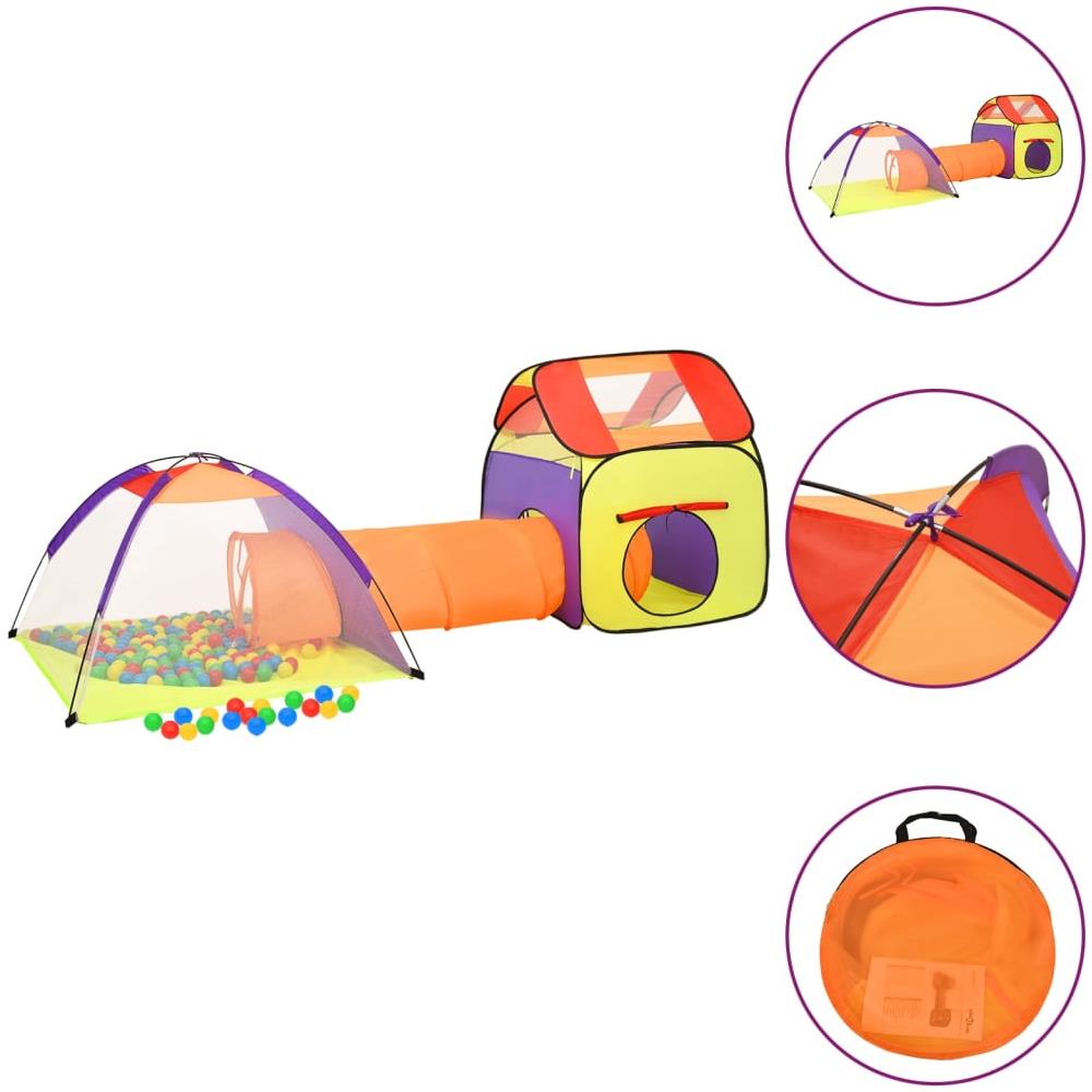 Tenda Da Gioco Per Bambini Multicolore 338x123x111 Cm - Foto 1