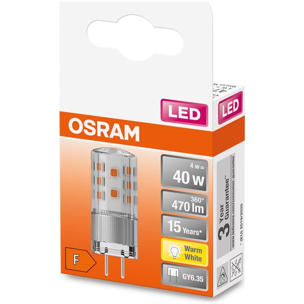 Lampada Led | Attacco: Gy6.35 | Warm White | 2700 K | 4 W | Sostituzione Per 40 W N / a | Chiaro | Led Pin 12 V [ classe Di Efficienza Energetica F] - Foto 2