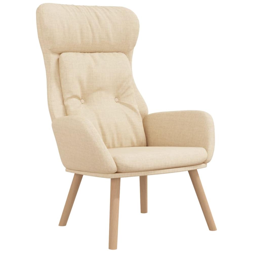 Poltrona Rilassante Crema In Tessuto - Foto 2