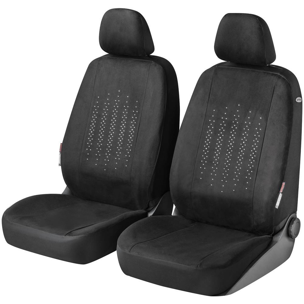 Coprisedile Auto Julia Decorato Con Cristalli Swarovski® Per Due Sedili Anteriori - Foto 1