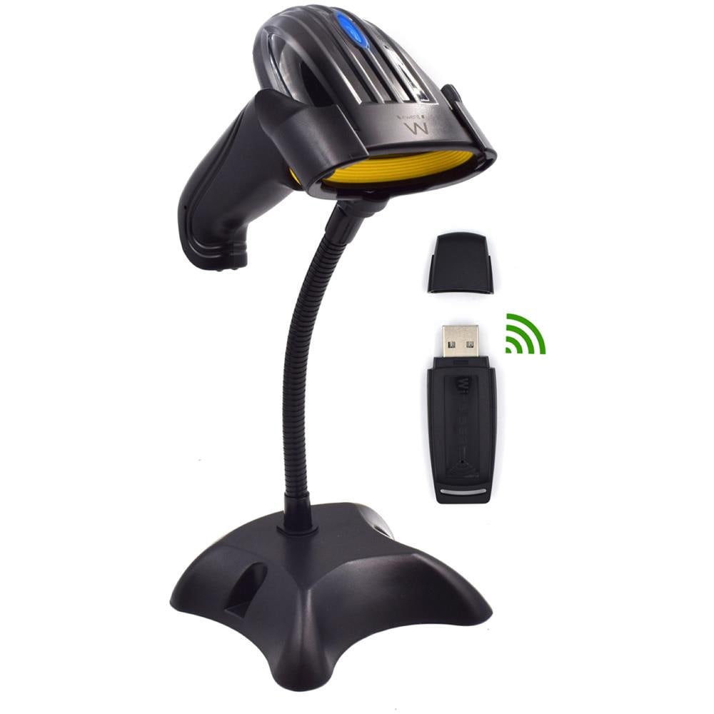 EW3430 lettore di codici a barre Lettore di codici a barre portatile 1D LED Nero - Foto 1