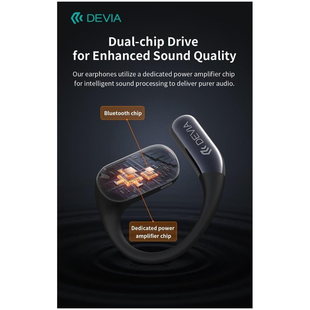 Auricolari EM043 wireless senza inserimento nell'orecchio OWS Ultra1 Viola - Foto 2