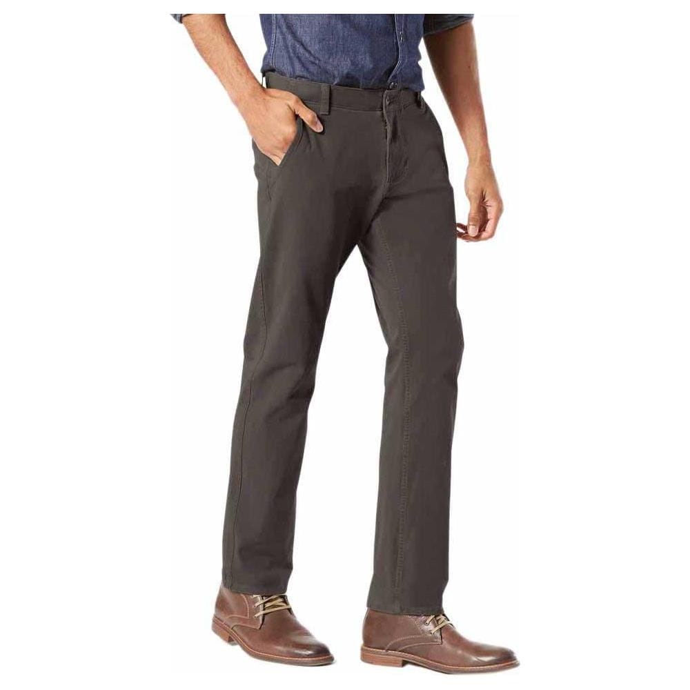 Pantaloni Alpha Khaki Smart 360 Flex Slim Tapered L30 Abbigliamento Uomo W33-l30 - Foto 3