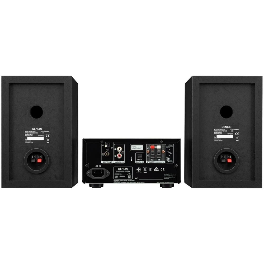 Sintolettore CD D-T1 Potenza 2 x 15 Watt con casse. Colore nero - Foto 2