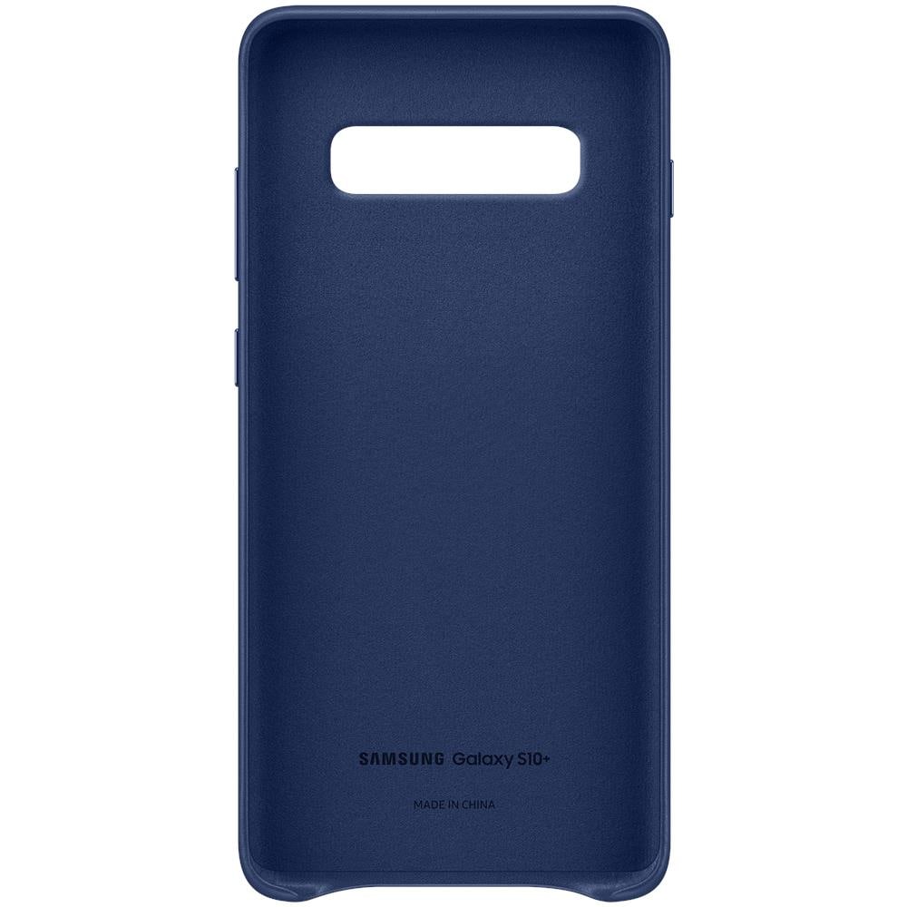 Cover Protettiva in Pelle Galaxy S10+ Blu Navy - Foto 4