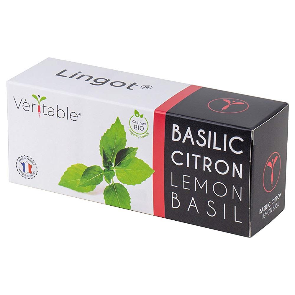 1 Confezione Da 4 Lingotti Basilico Al Limone Biologico - Compatibili Con Tutti I Tipi Di Garden - Foto 1