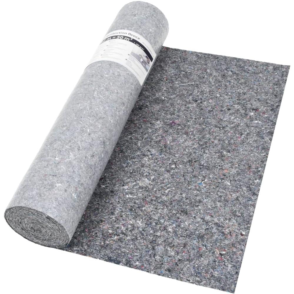 Telo Protettivo Per Pittori Antiscivolo 2 Pz 50m 280g / m² Grigio - Foto 6