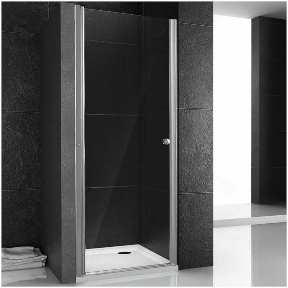 Porta Doccia Battente Swing Per Box Nicchia Cristallo Temprato *** Misure : 97-100xh195 Cm Stampato - Foto 2