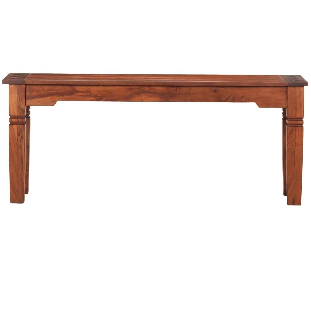 Panca 110 cm in Legno Massello di Acacia - Foto 2