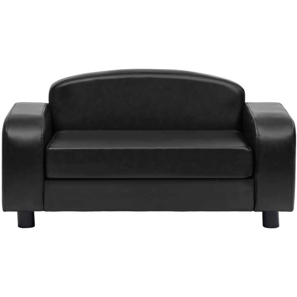 Divano per Cani Nero 80x50x40 cm in Similpelle - Foto 2