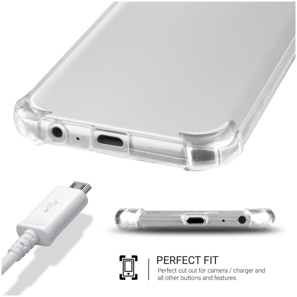 Cover Silicone Trasparente Per Samsung J6, Galaxy J6 2018 - Custodia Antiurto, Crystal Clear Case, Tpu Morbido - Foto 2