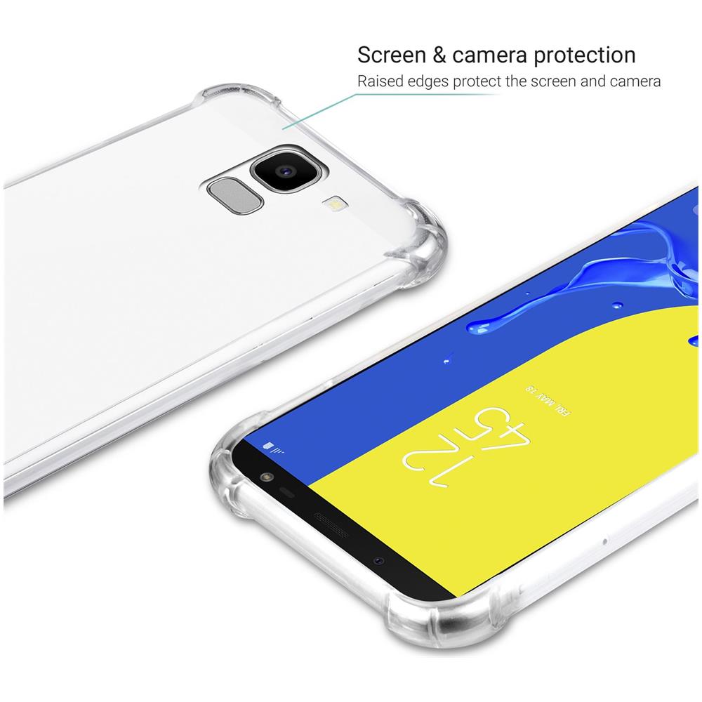 Cover Silicone Trasparente Per Samsung J6, Galaxy J6 2018 - Custodia Antiurto, Crystal Clear Case, Tpu Morbido - Foto 6