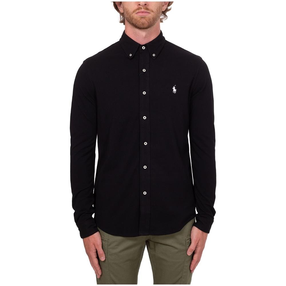 Camicia Uomo Leggera In Piqué Bianco - Foto 1