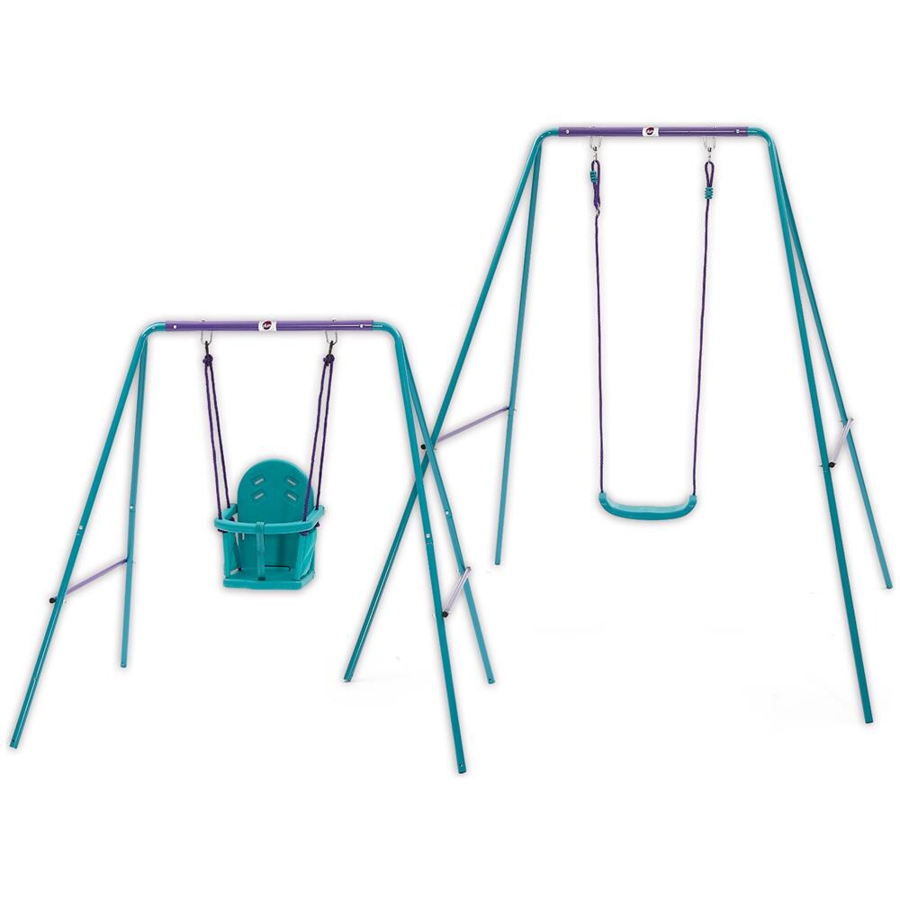 Altalena Set 2 In 1 Metal Turchese - Foto 1