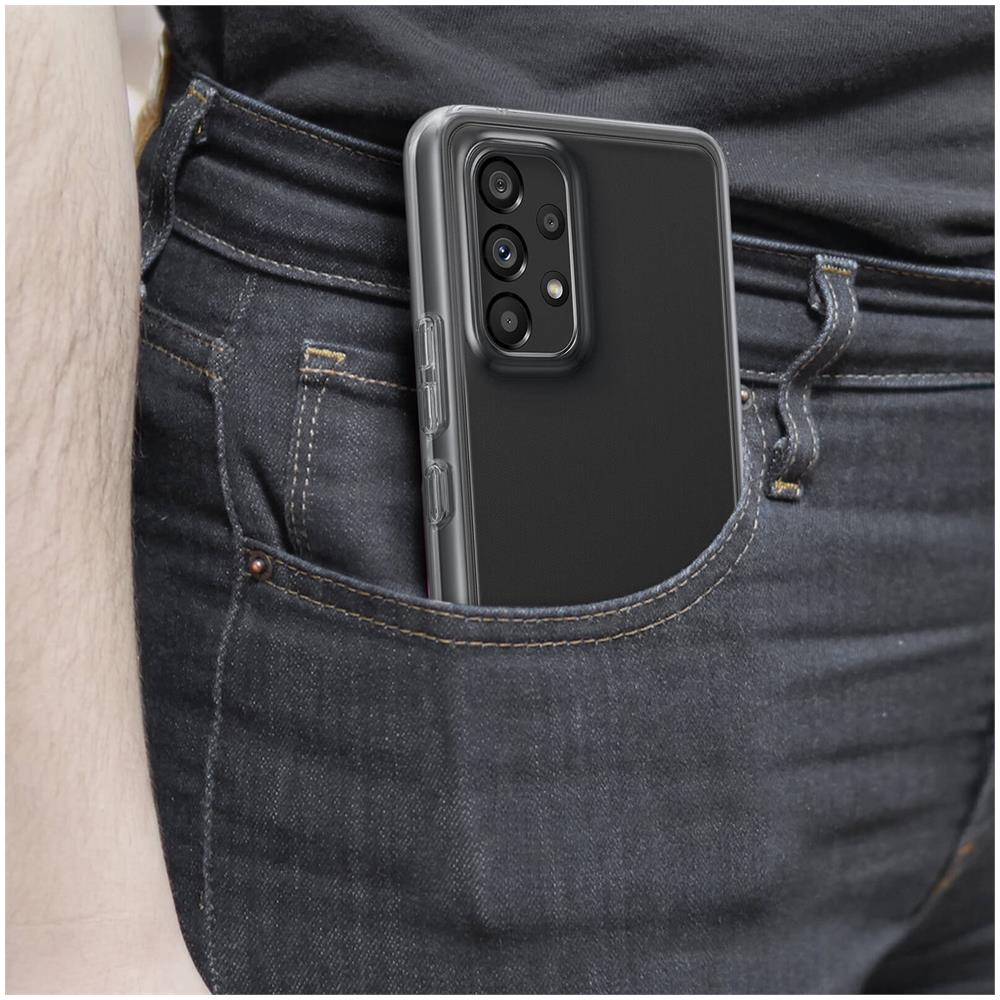 Cover Silicone Morbida Originale Ef-qa536tbegww Per Galaxy A53 5g Sm-a536u Nero - Foto 9