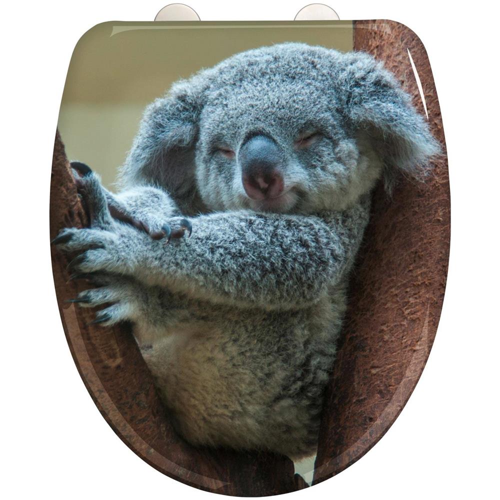 Sedile Wc Koala Con Funzione Easy Close, Duroplast, Motivo Animali, - Foto 1
