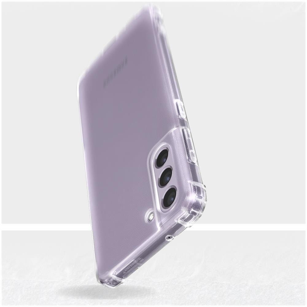 Cover Samsung Galaxy S21 Fe Morbida Angoli Bumper Trasparente - Foto 2